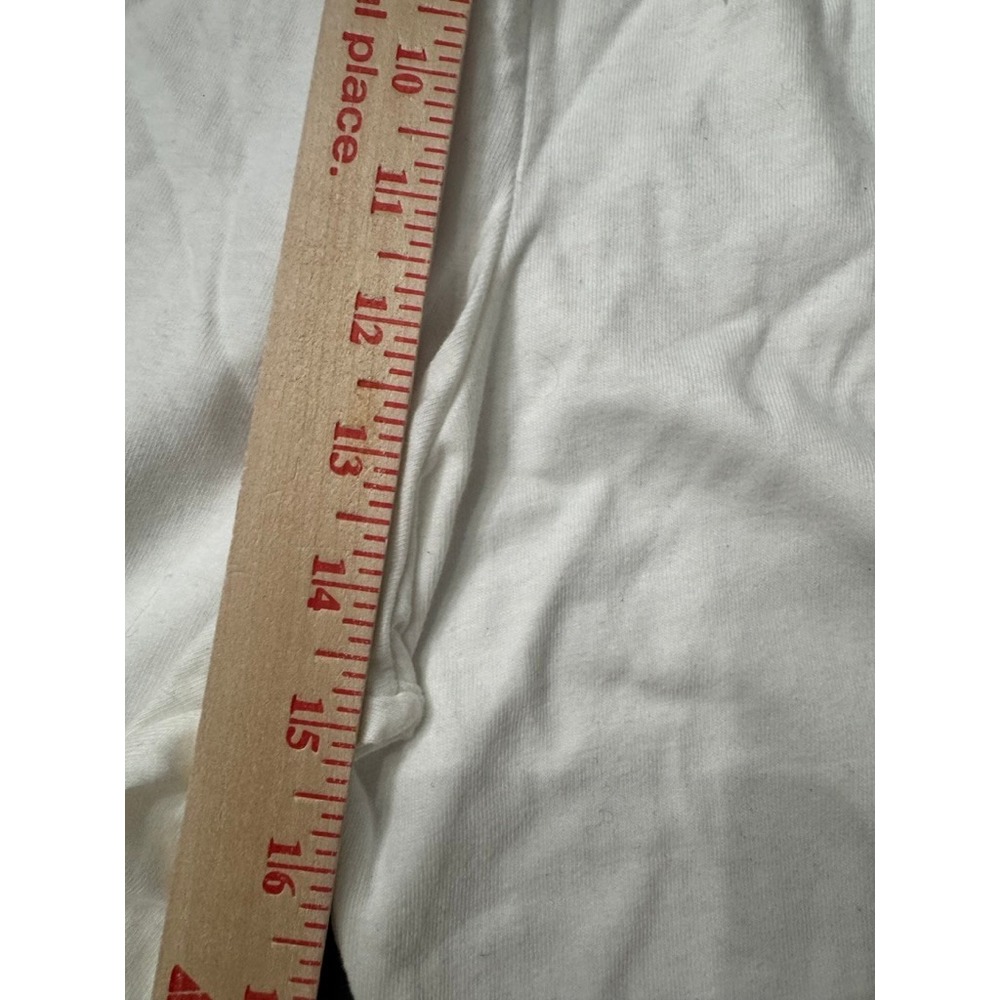 Champion White Cotton Athletic Shorts Men Medium M Elastic Waist Drawstring - Picture 6 of 9